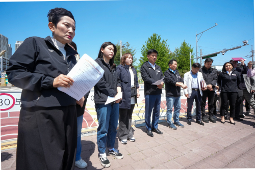 제257회 임시회 현장방문 1일차(탕정 고등학교 예정부지 방문)